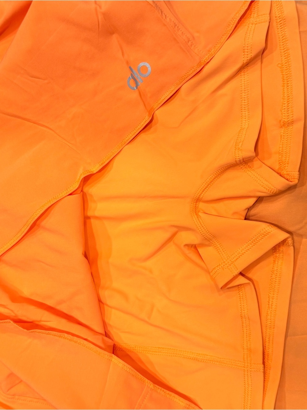 ALO Yoga Women's Vibrant Orange Skater Skirt - Picture 7 of 8